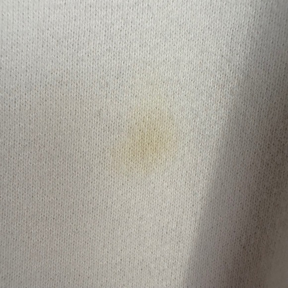 Southern Proper Off White Quarter Zip Pullover Sweatshirt Plaid Lined Size L - Picture 8 of 10